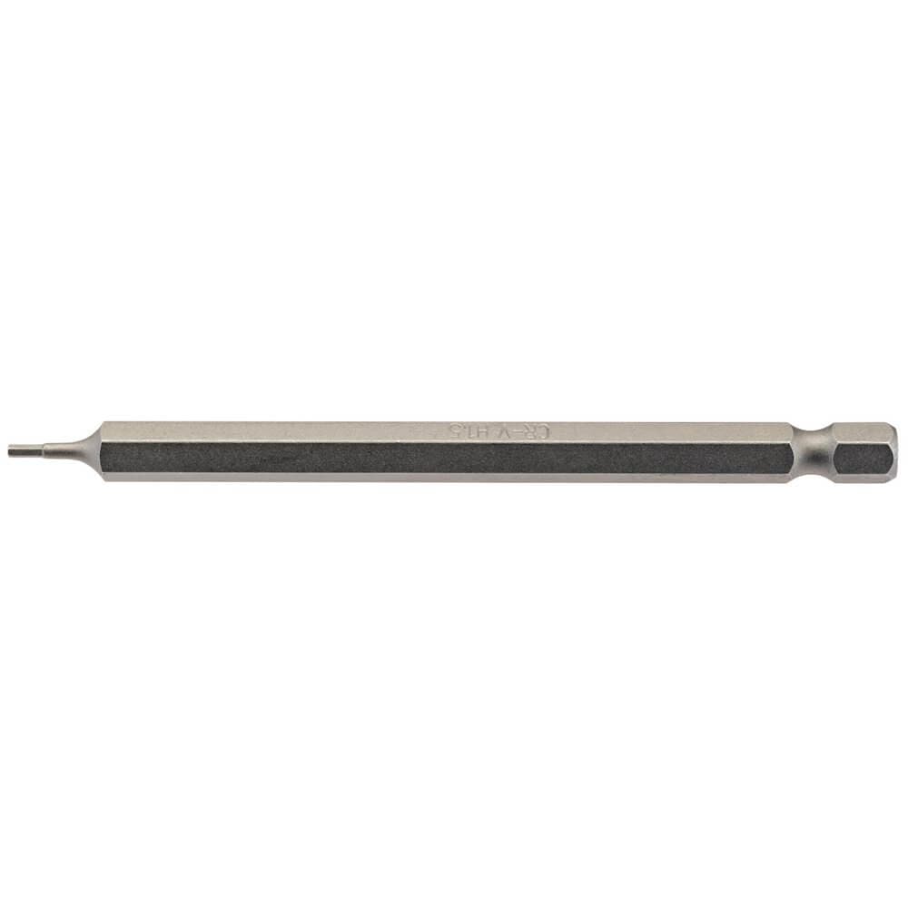 Draper 64369 Hexagonal Insert Bit 1.5Mm 1/4in Hex 100Mm Long (Pack Of 1) each