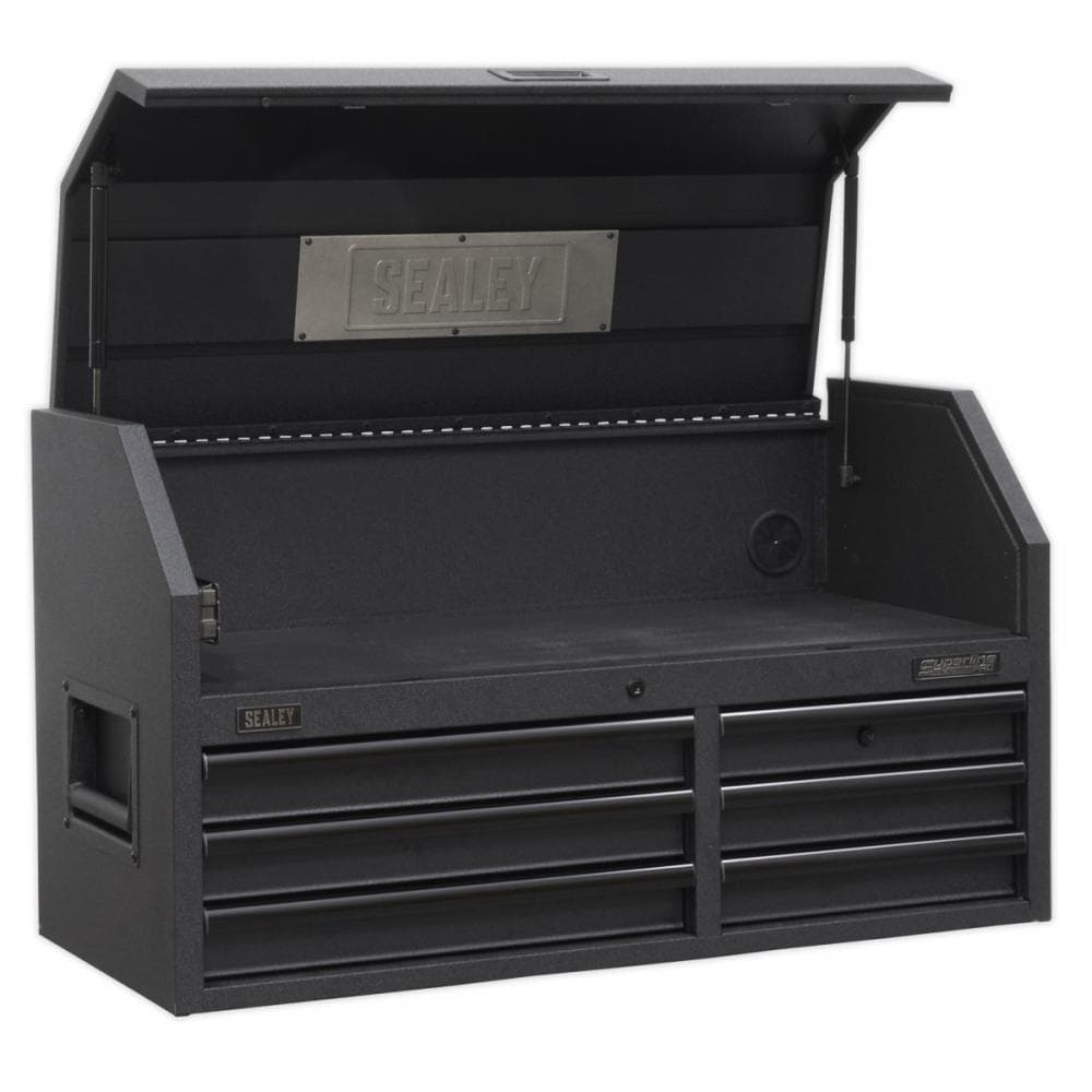 Sealey AP4106BE Topchest 6 Drawer 1030Mm With Soft Close Drawers & Power Strip