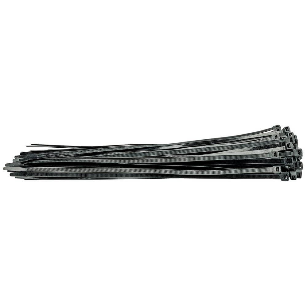 Draper 70403 Cable Ties 7.6 X 400Mm Black (Pack Of 100) each