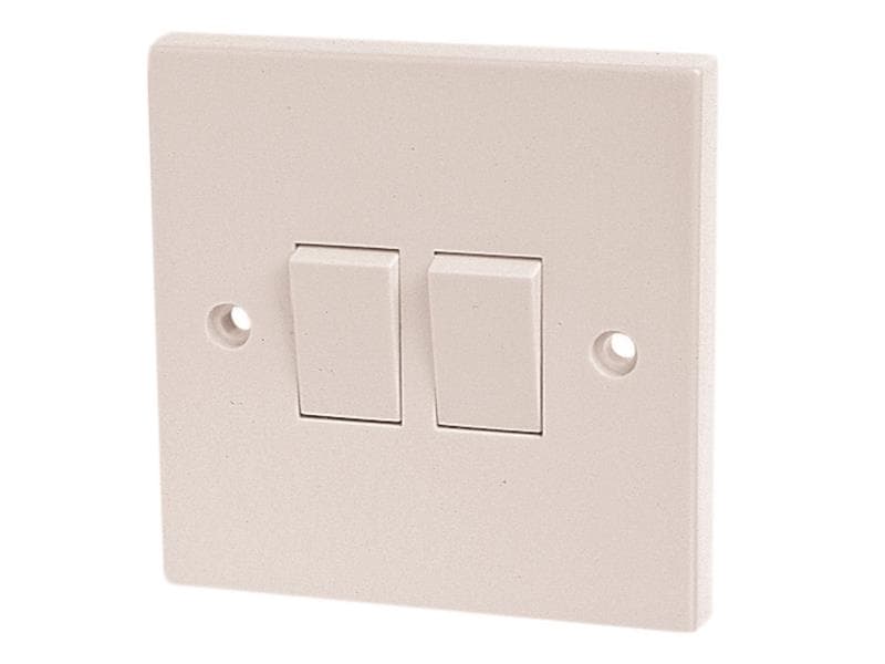 Dencon 4403NB Light Switch 2-Gang 2-Way 10A