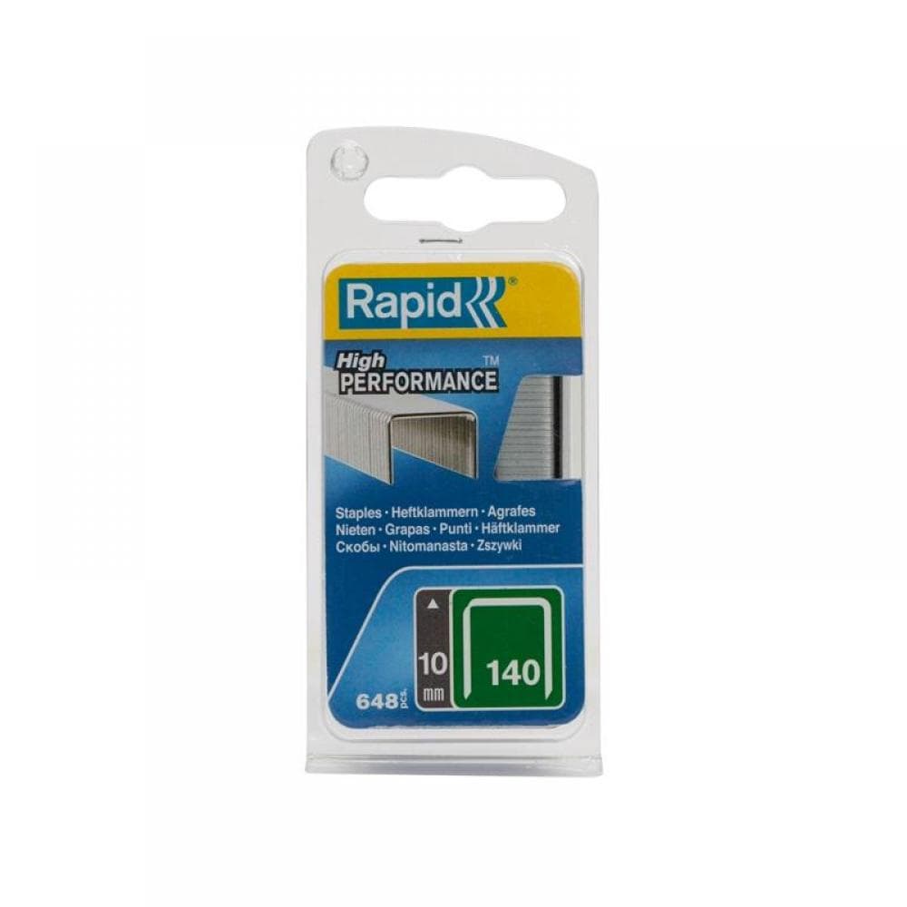 Rapid 40109515 140/10Nb 10Mm Galvanised Staples (Narrow Box 650)