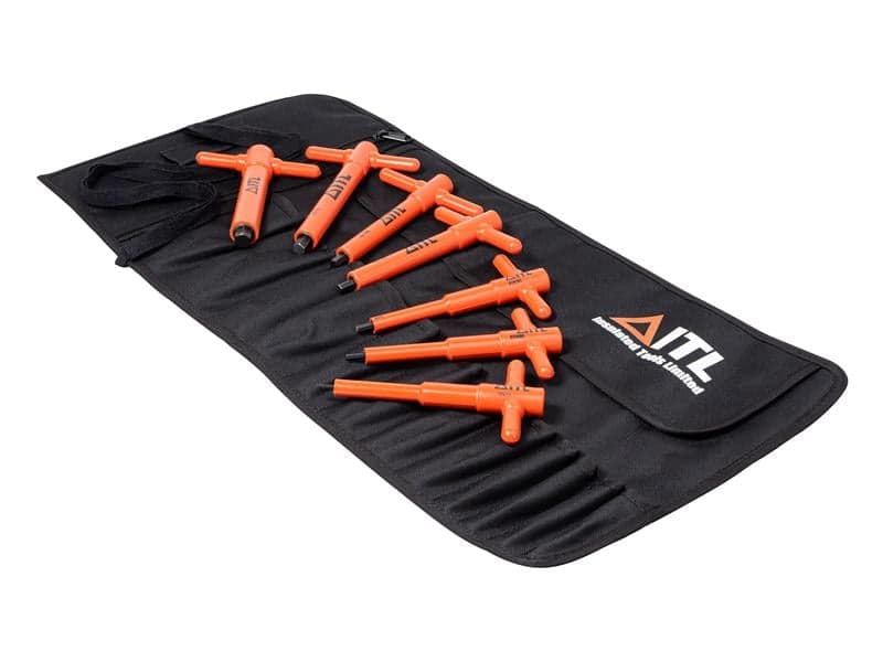 Itl Insulated Insulated T-Handle Hex Key Set 6 Piece 02665