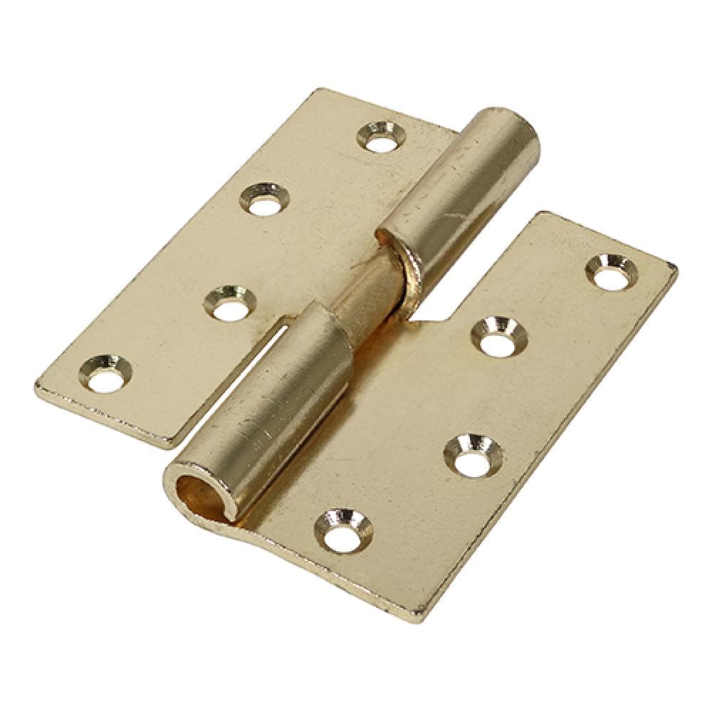 Timco 434127 Rising Butt Hinge (466) - Right Hand - Electro Brass 100 X 86