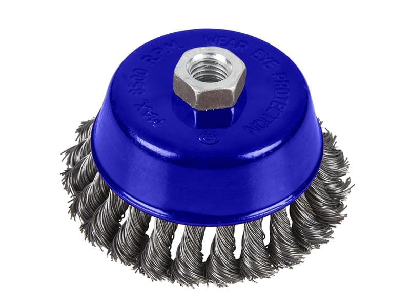 Bluespot Tools 19216 Twist Knot Cup Brush 100Mm M14 X 2