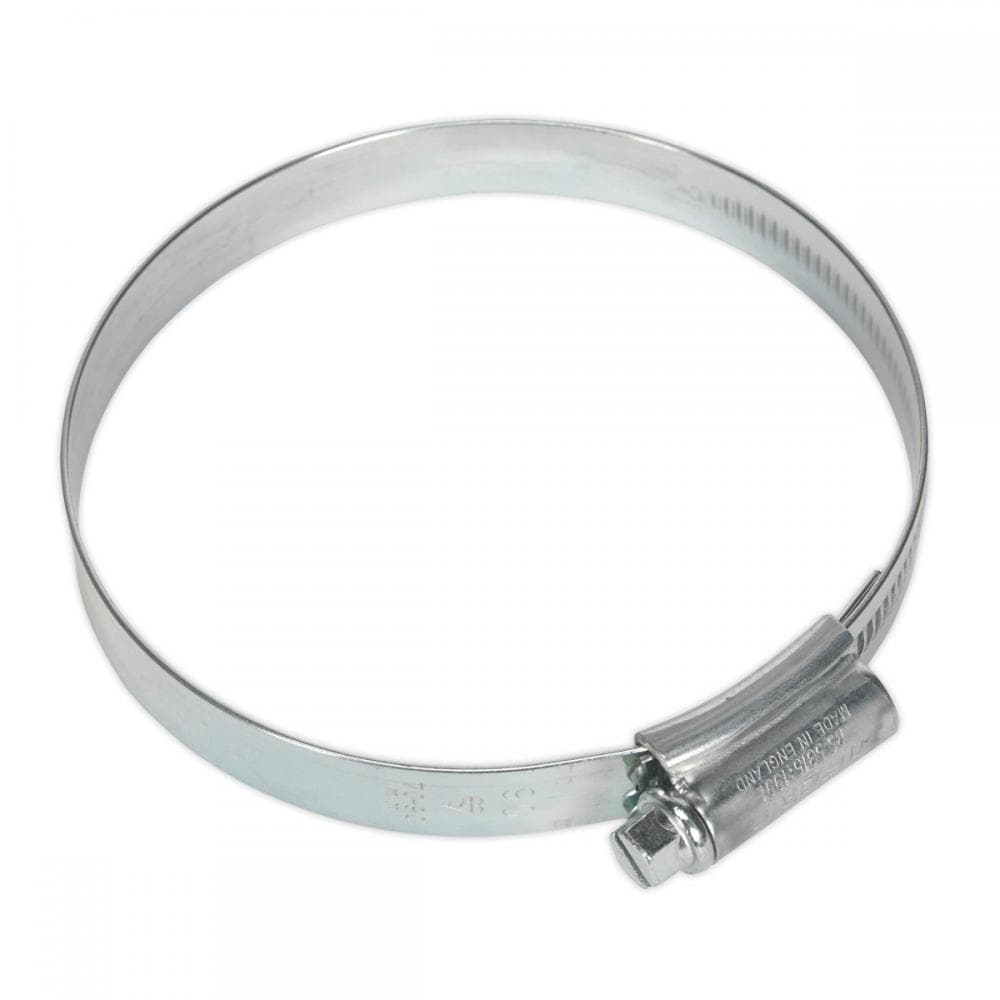 Sealey HCJ4 Hi-Grip® Hose Clip Zinc Plated Ø70-90Mm Pack Of 10