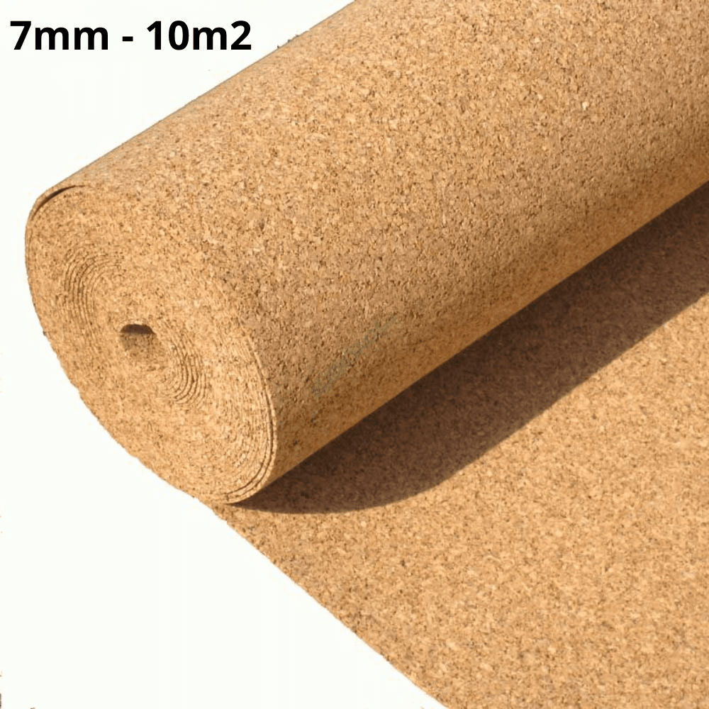 Corksystem Cork Roll Underlay 7mm 10m2 (107.63sqft)