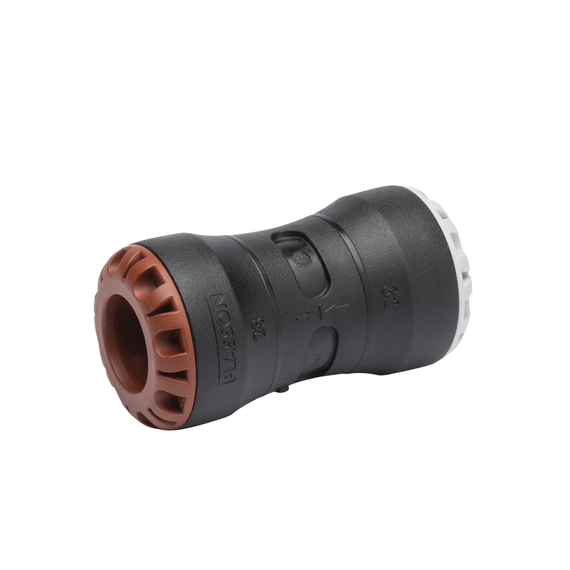 Plasson Pushfit Copper Pipe Adaptor 20 x 15 mm 1001CU020015 Pack 10