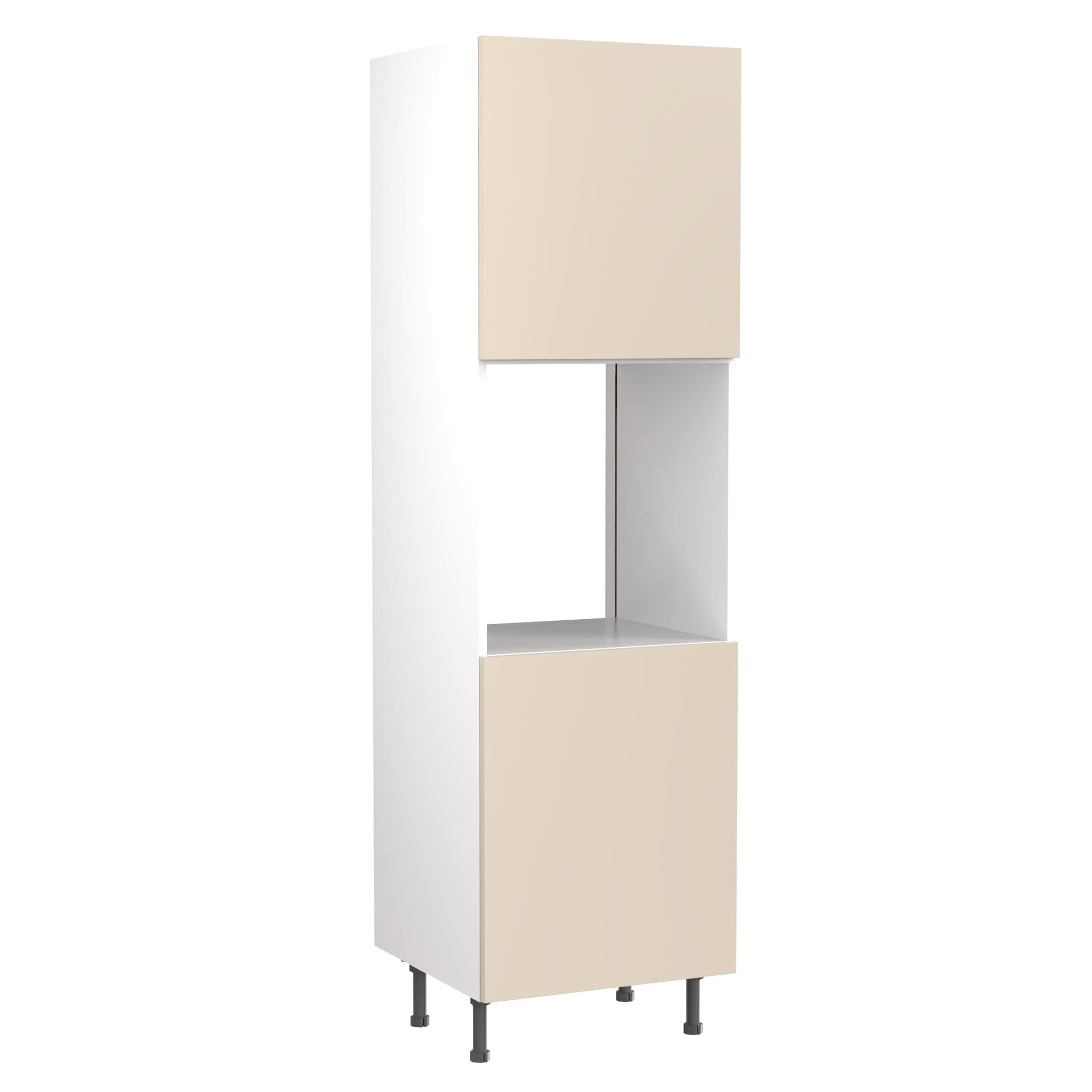 Flatpack Single Oven Tower Shaker Ultra Matt Cashmere Slab 600mm - FKKH0631