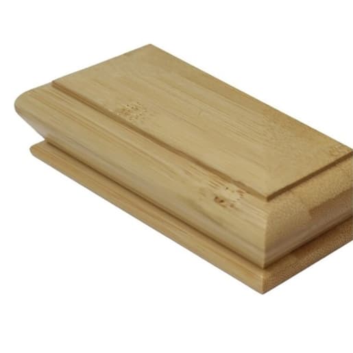 Flair Stairs Bamboo Half Pyramid Cap 45 x 90mm Light