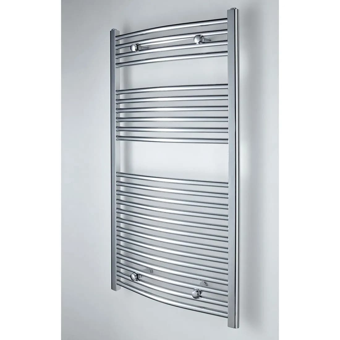 Heated Towel Rail 1150 X 600Mm Curved Chrome
