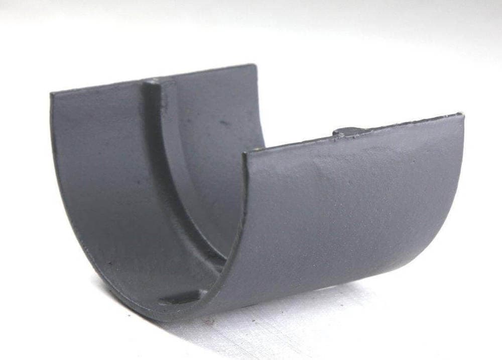Hargreaves Premier Cast Iron Deep Half Round Gutter Union - 125mm Primed