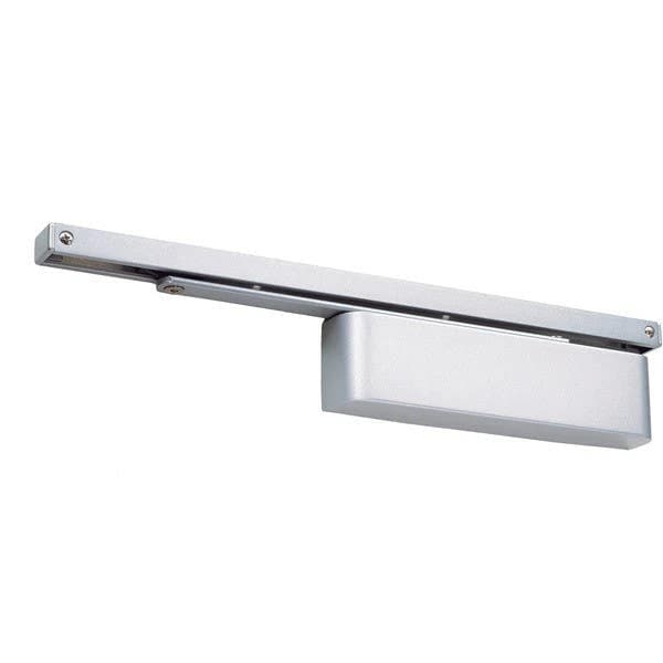 Rutland TS11204 Adjustable Fire Rated Surface Mounted Slide Door Closer - silver