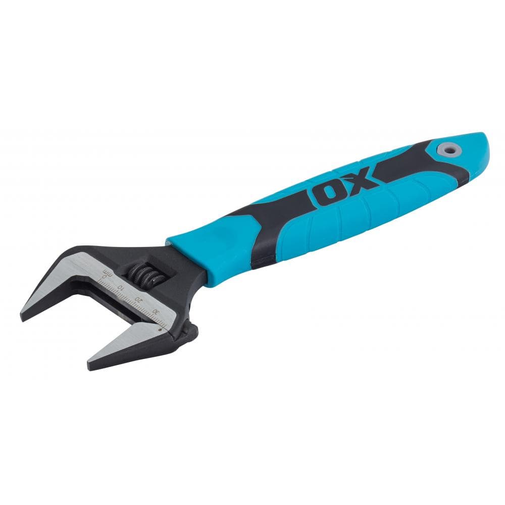 Ox Tools OX-P324608 Ox Pro Series Adjustable Wrench Extra Wide Jaw 8” (200Mm) EA