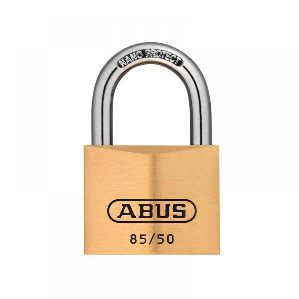 Abus Mechanical 02385 85/50Mm Brass Padlock
