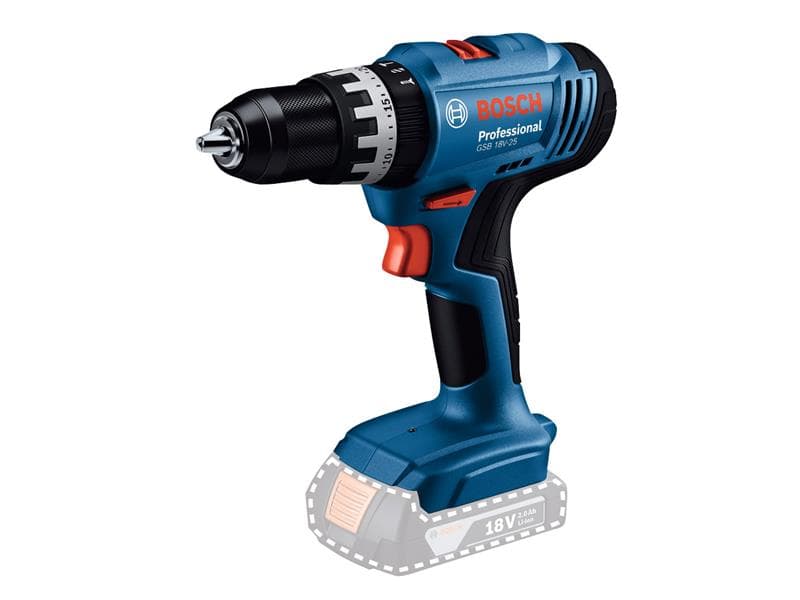 Bosch 06019K9300 Gsb 18V-25 Professional Combi Drill 18V Bare Unit