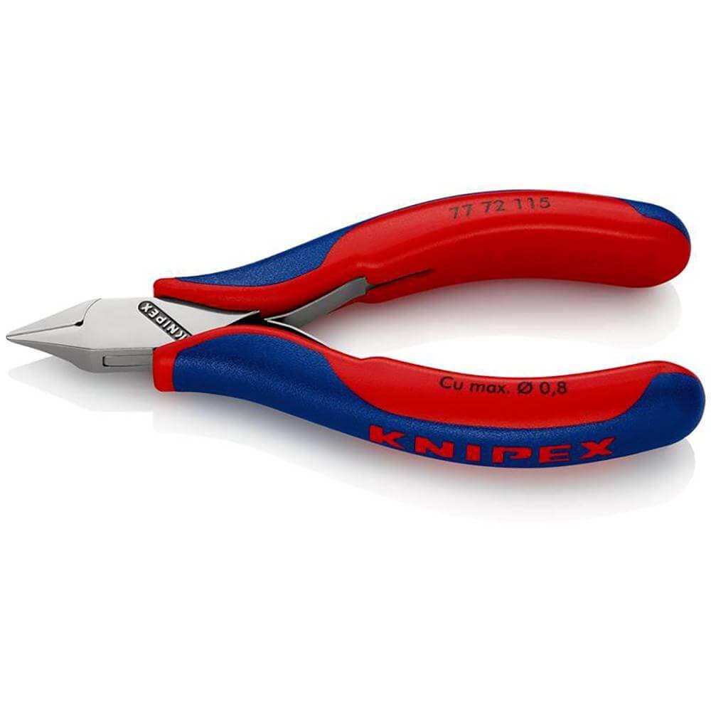 Knipex 77 72 115 Sb Electronics Diagonal Cutter 115Mm (Self-Service Card/Blister) Pk 1 25635