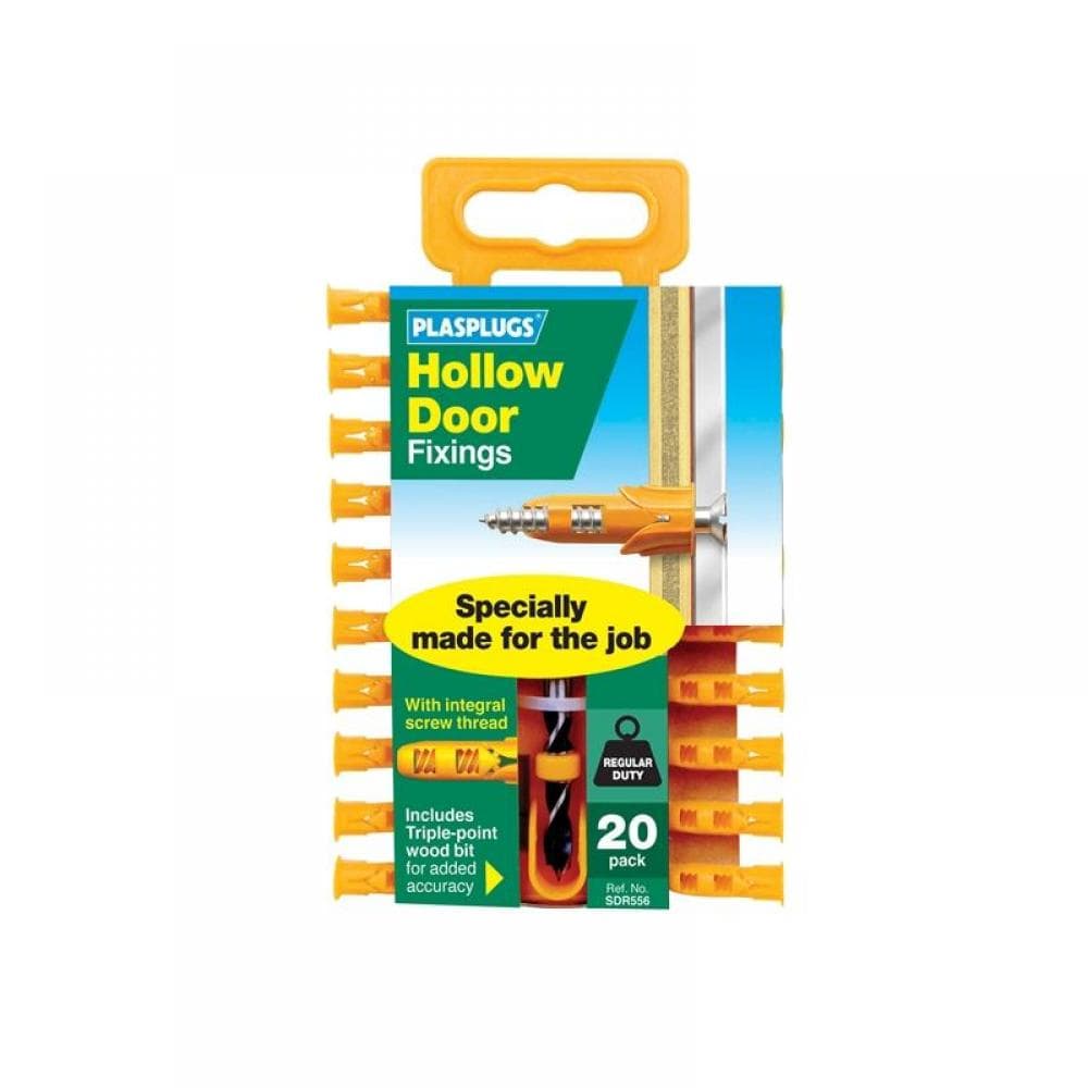 Plasplugs SDR556CC Sdr556 Hollow Door Fixings (20)