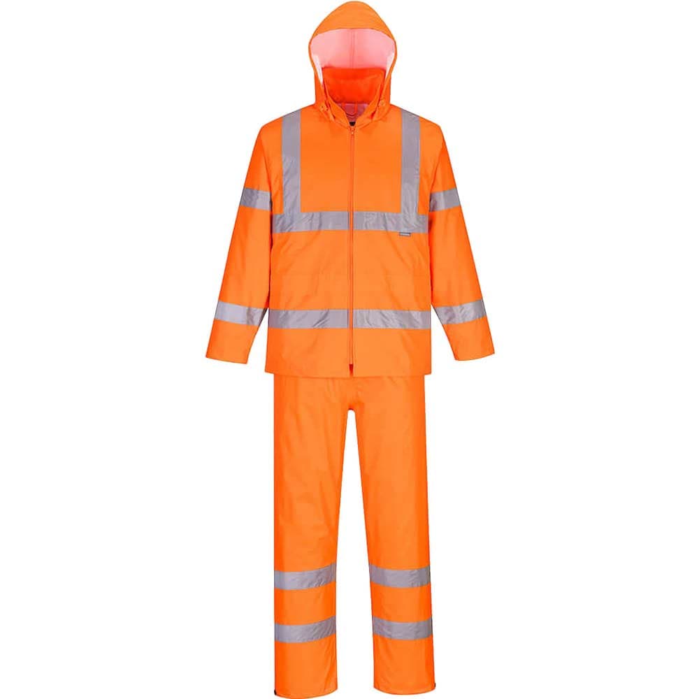 Portwest Hi Vis Packaway Rainsuit