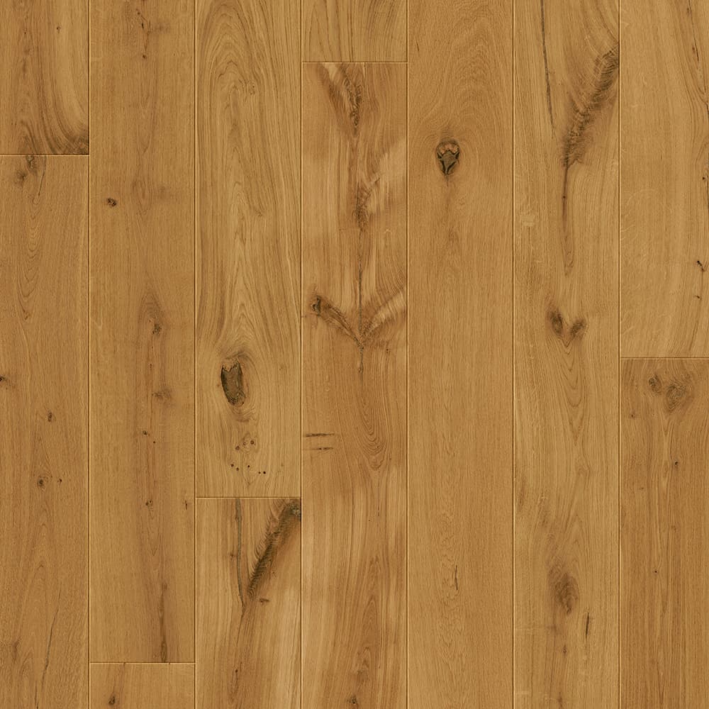 Elka Brown Unilin Waterproof Oak Wood H20 Tweed Flooring, 13x190x1820mm