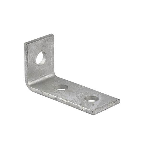 Right Angle 3 Hole Bracket 50 X 96 HDG