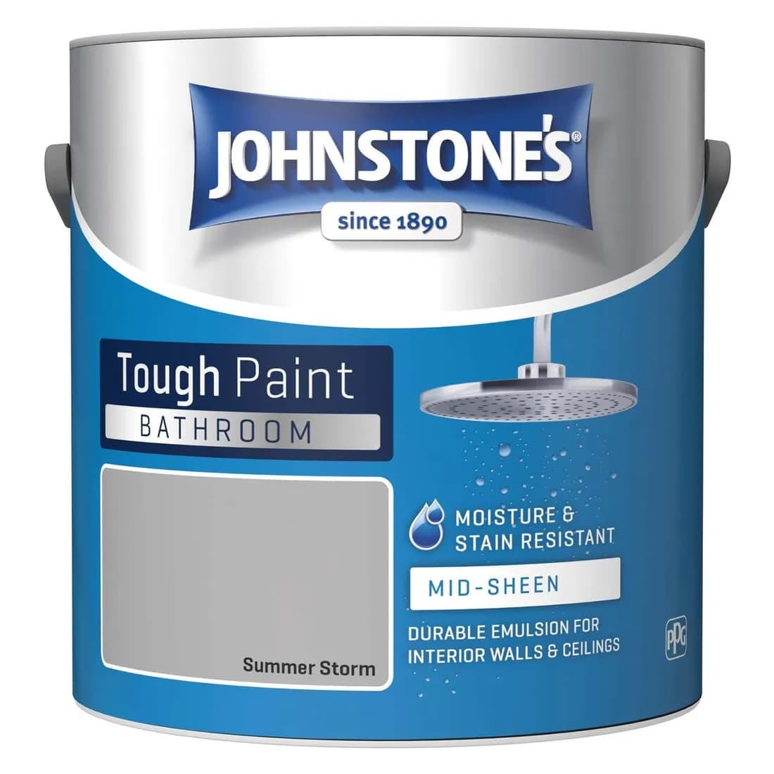 Johnstones Summer Storm Bathroom Mid Sheen 2.5L