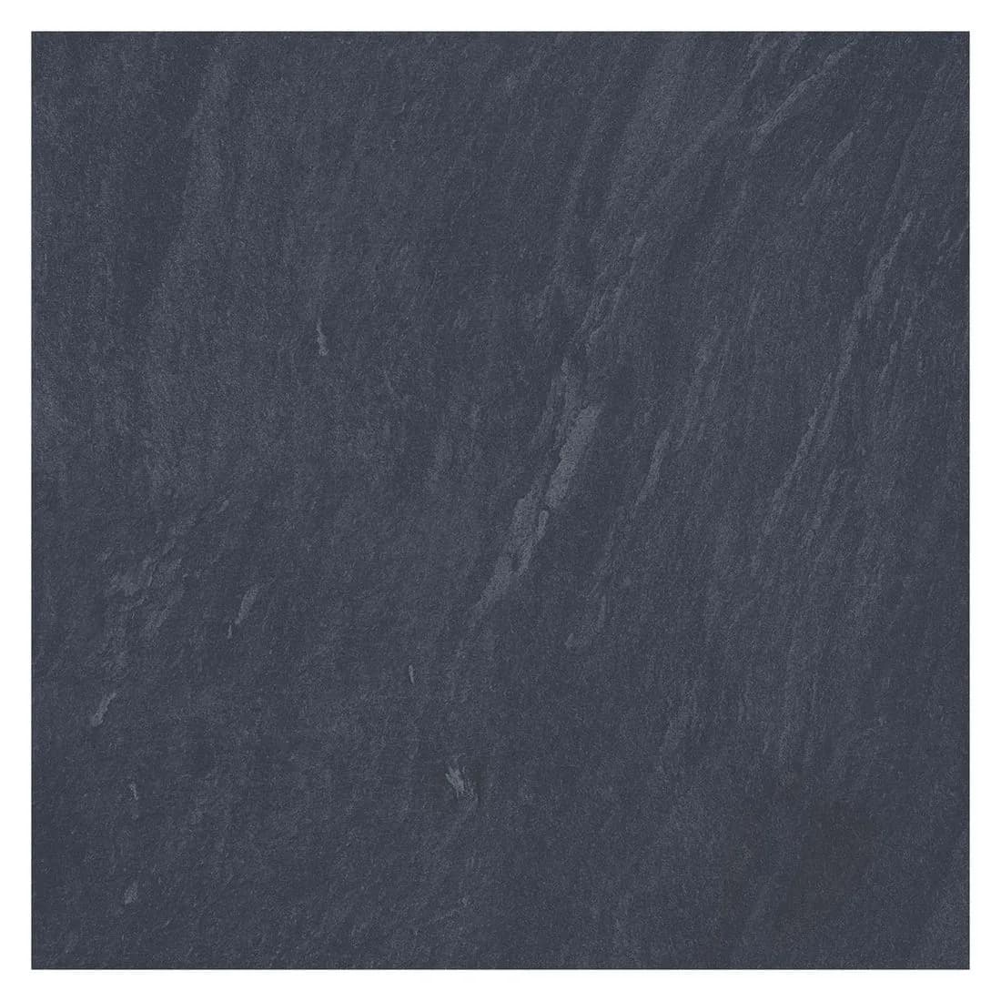 Oakley Porcelain Tile Black 600 X 600Mm 1.44M2 Pk4