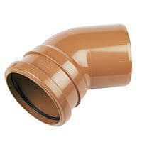 Drainage Bend Single Socket - 45 Degree x 160mm