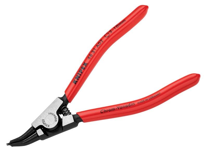 Knipex 46 31 A02 Circlip Pliers External 45° Bent Tip 3-10Mm A02