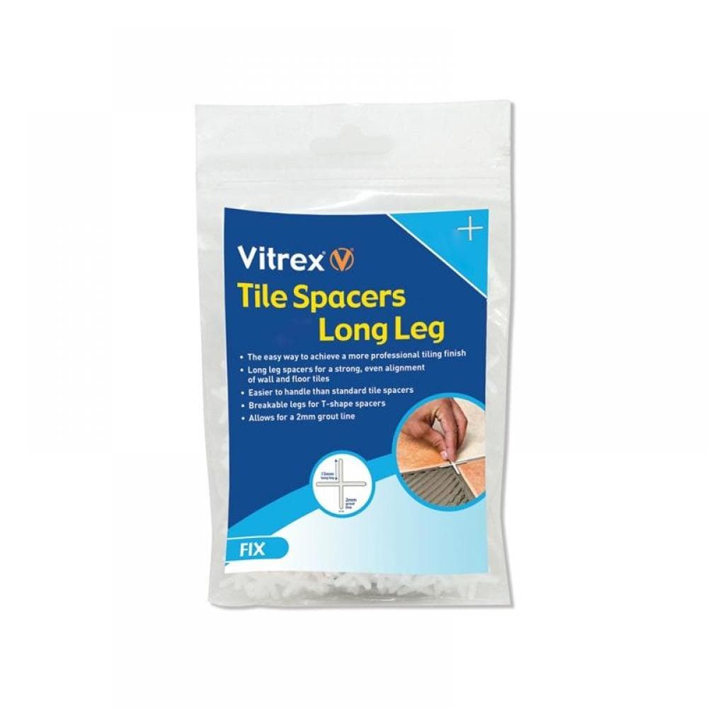 Vitrex LLS21500 Long Leg Spacer 2Mm (Pack 1500)