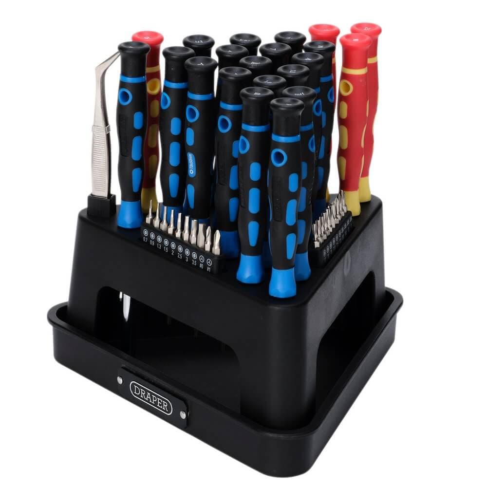 Draper Precision Screwdriver Set (52 Piece) Pk 1 24721