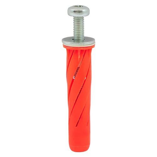 Timco STRED80 Stella Fix Universal Anchors - Tx - Pan - Red M5 X 80 Box 25