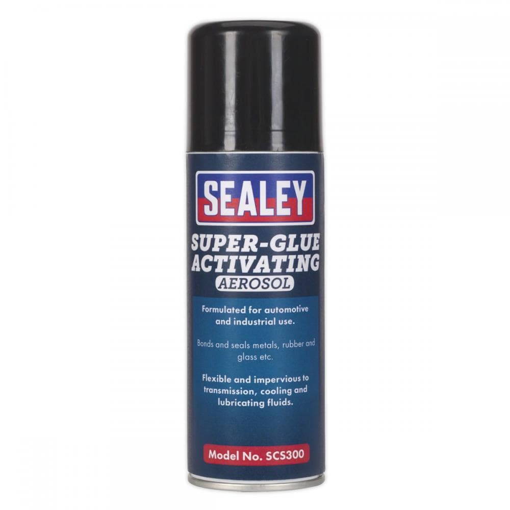 Sealey SCS300S Super Glue Activating Aerosol 200Ml