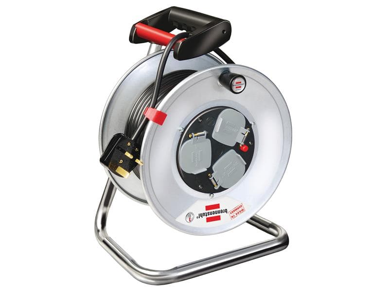Brennenstuhl 1198053 Garant S 3 Cable Reel 240V 13A 3-Socket 25M