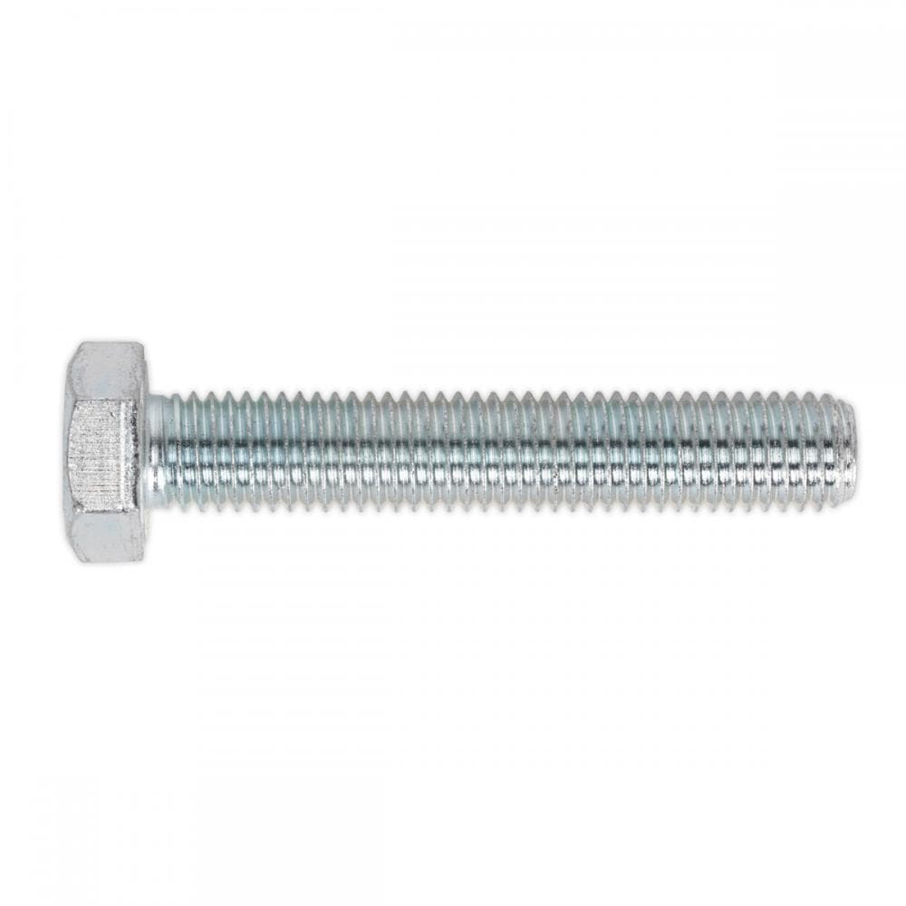 Sealey SS1480 Ht Setscrew M14 X 80Mm 8.8 Zinc Pack Of 10