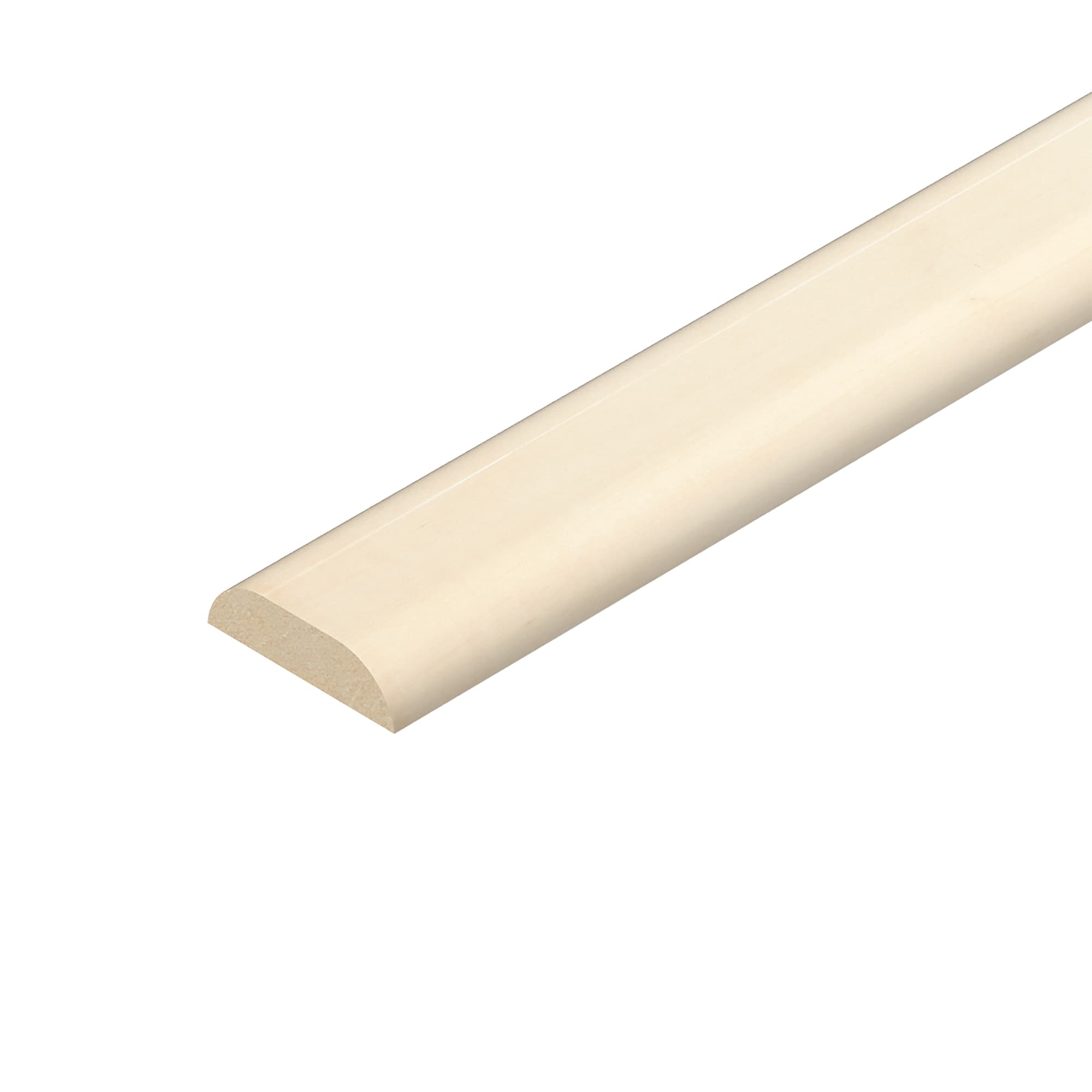 Cheshire Mouldings Light Hardwood D Mould 2.4m 21 x 6mm