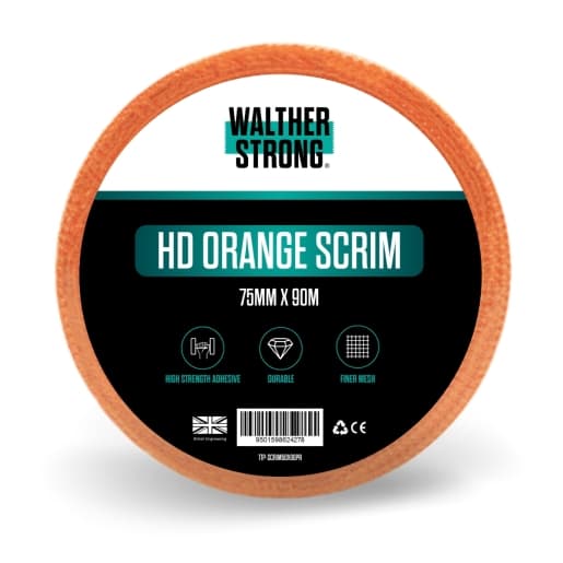 Walther Strong HD Orange Scrim 75mm x 90m