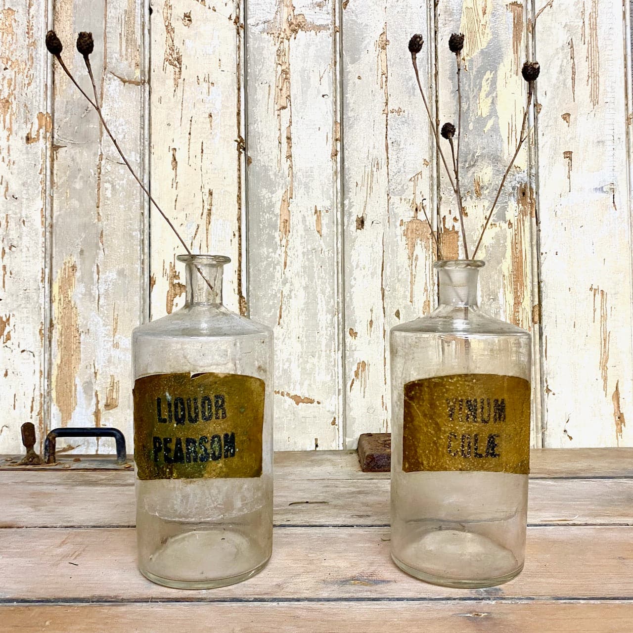 Antique French Apothecary Bottles