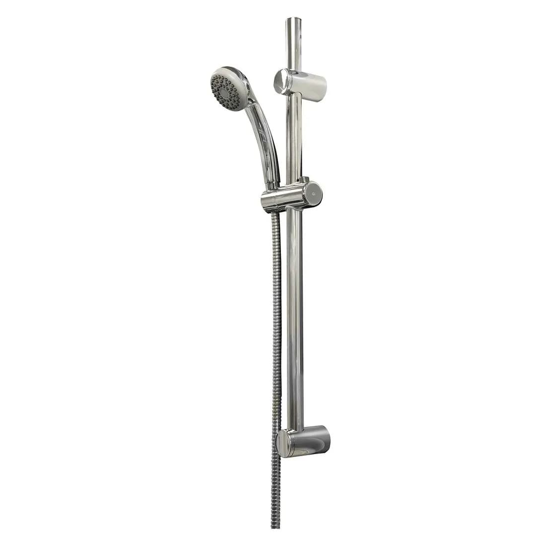 1 Function Shower Rail Kit With Handset Chrome Croydex