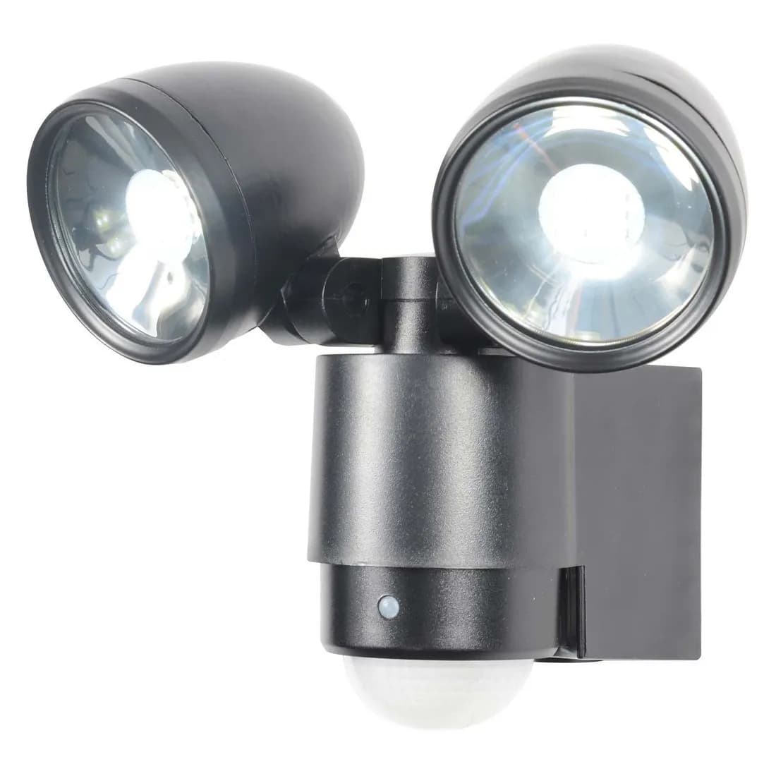 Zinc Sirocco Led Twin Spot With Pir Ip44
