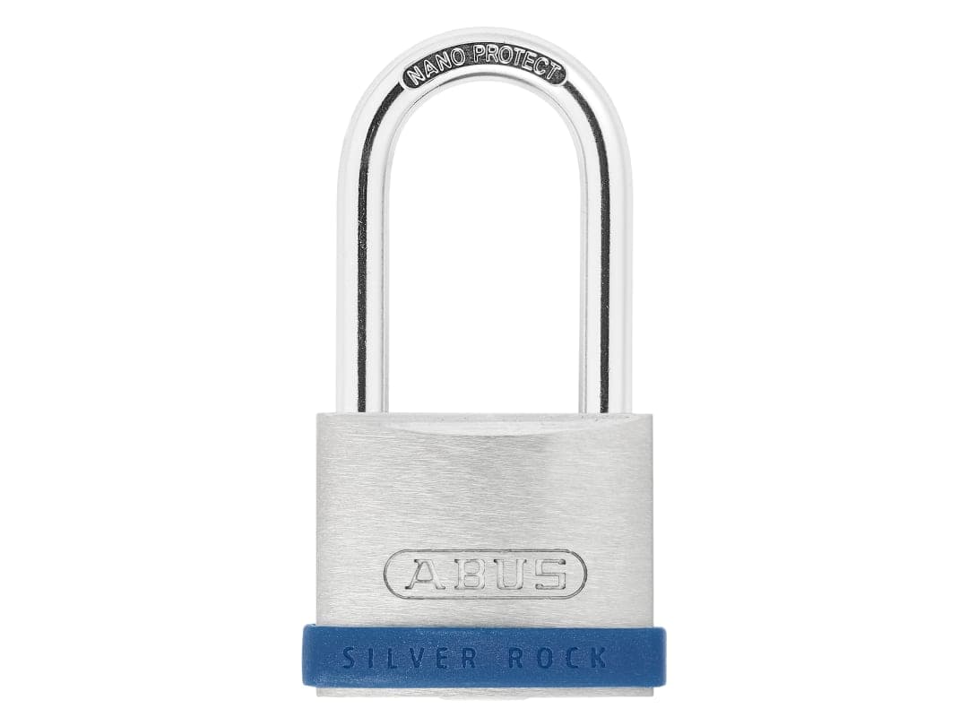 ABUS Mechanical 40mm Silver Rock™ 5 Padlock Long Shackle 40mm 10080885-01