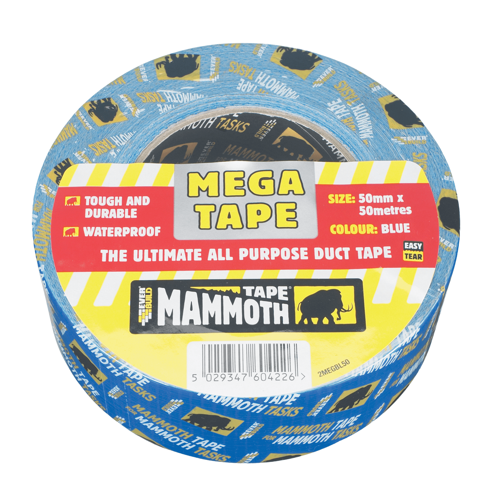 Everbuild Mammoth Mega All Purpose Tape blue 50 M