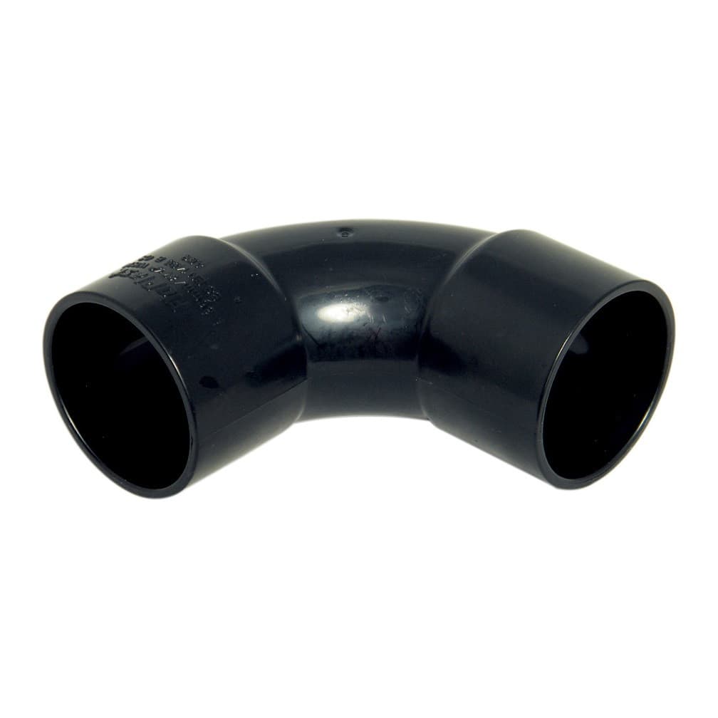 Floplast 50Mm Black Abs 92.5*Bend WS16B