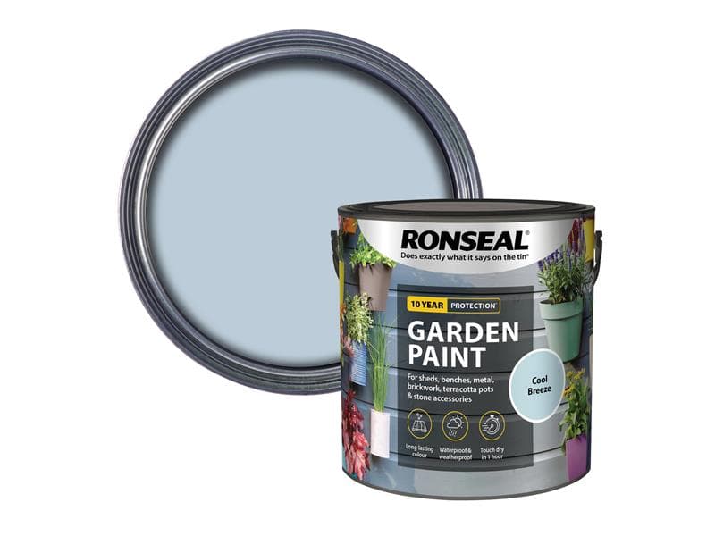 Ronseal 37422 Garden Paint Cool Breeze 2.5 Litre