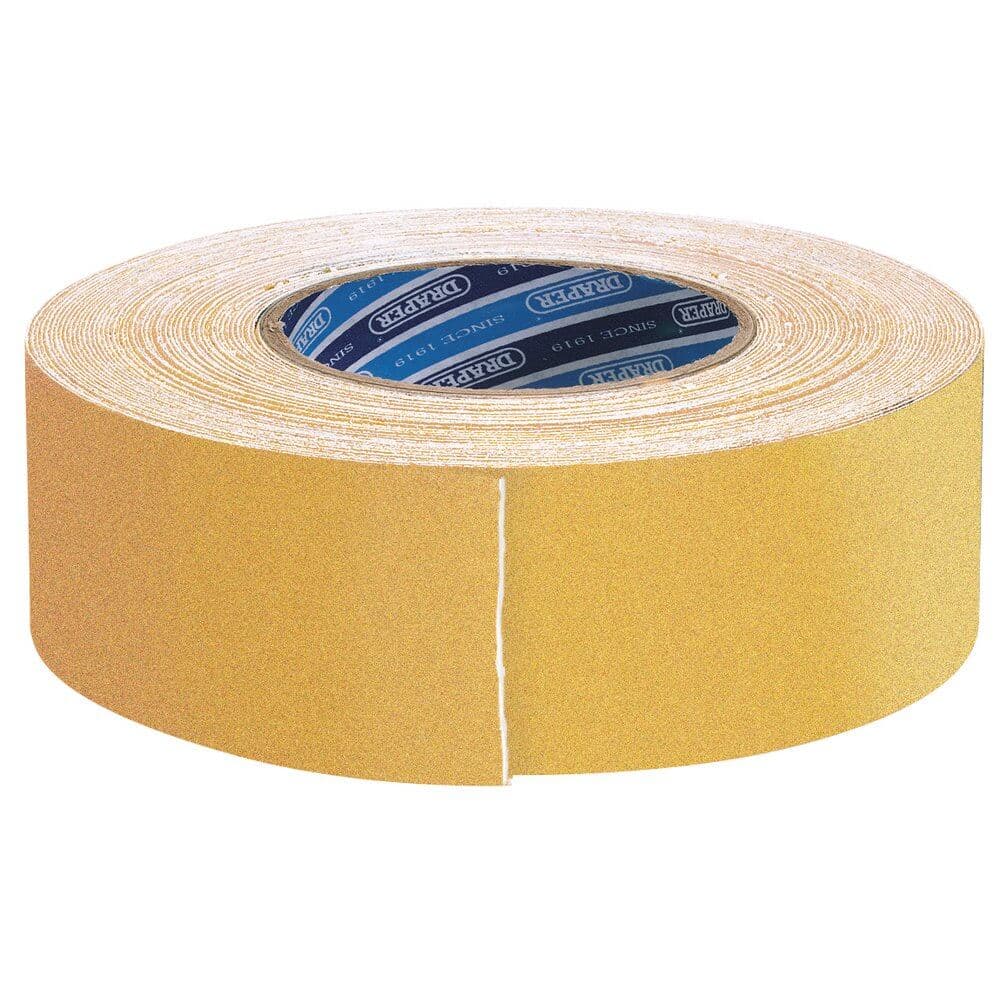 Draper 66233 Heavy Duty Safety Grip Tape Roll 18M X 50Mm Yellow per roll