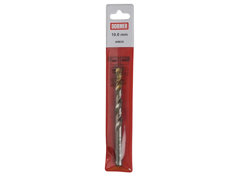 Dormer A002S8.0 A002 Hss-Tin Coated Jobber Drill 8.00Mm Ol:117Mm Wl:75Mm