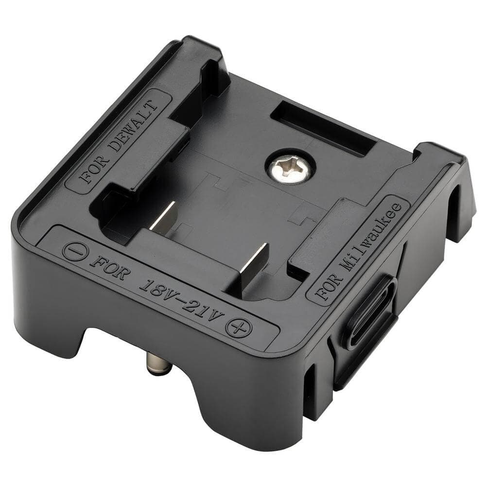Draper Expert 24W Ac/Dc Hybrid Work Light Power Tool Battery Adaptor Compatible With Dewalt® And Milwaukee® For Stock No. 04673 Pk 1 07069