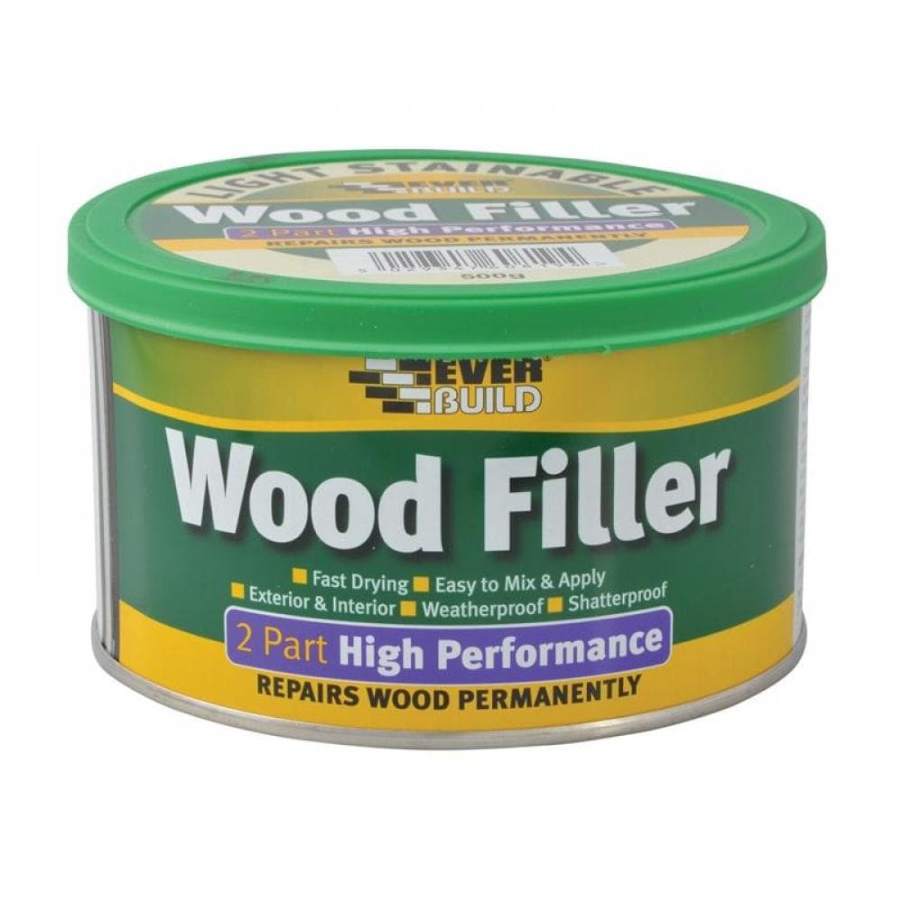 Everbuild Sika 481022 2-Part High-Performance Wood Filler Light Stainable 500G