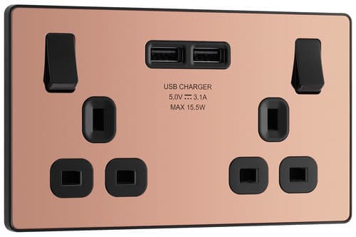 Nexus Metal Antique Brass Single Intelligent Led Dimmer Switch 2-Way Push On/Off NAB81-01