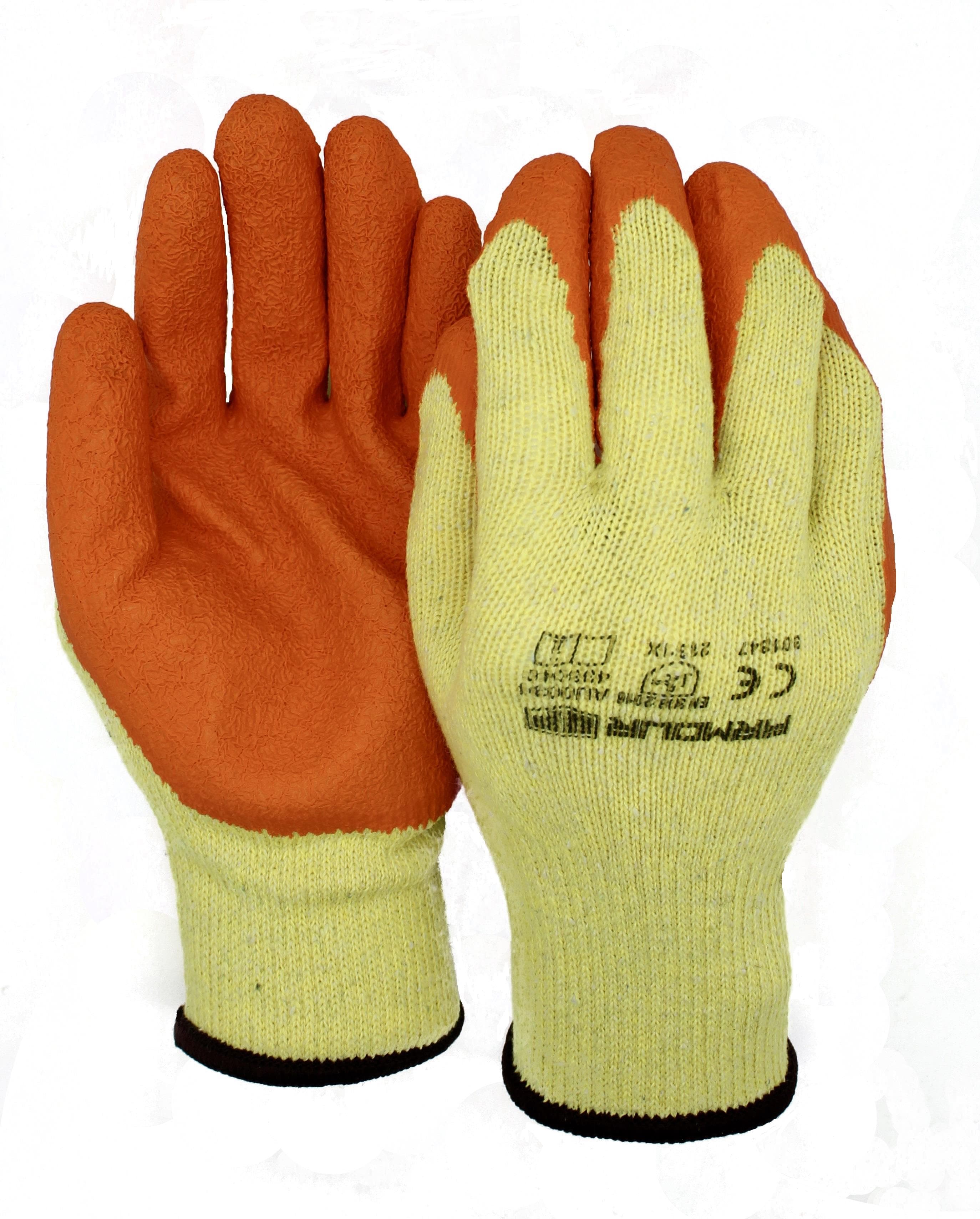 Armour Up Latex Builder Grip Gloves Large