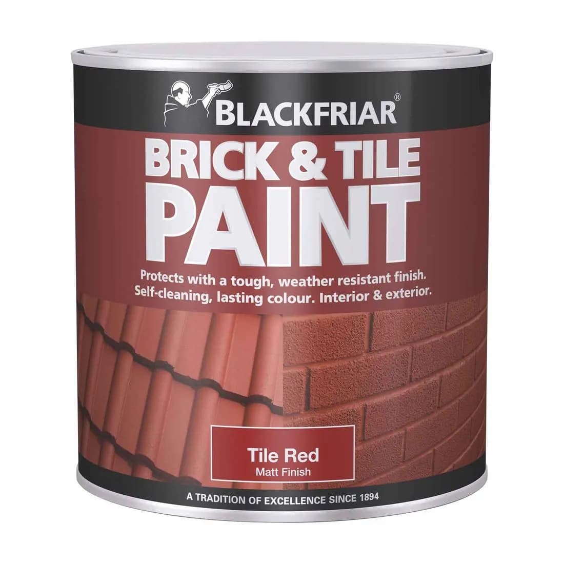 Blackfriar Matt Brick Paint Red 2.5L